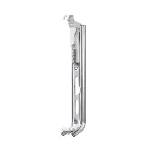 Кронштейн настенный рельсовый h200 RAL9016