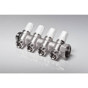 Распределительный коллектор REHAU G1 4 отвода G 3/4