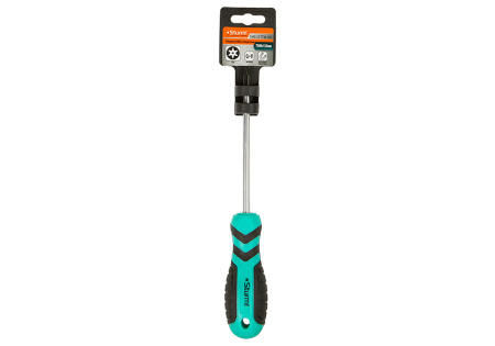 Отвертка TORX с ОТВЕРСТ. магнит. наконеч., эрго ручка TT30H*125мм, Sturm!