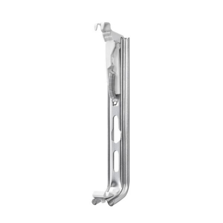 Кронштейн настенный рельсовый h200 RAL9016